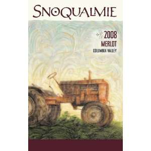  Snoqualmie Merlot 2008 Grocery & Gourmet Food