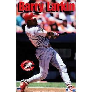  Barry Larkin   Cincinnati Reds Poster Print, 22x34 Home & Garden