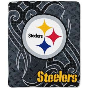  Pittsburgh Steelers NFL Royal Plush Raschel Blanket 