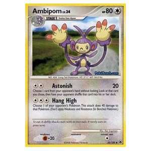  Pokemon   Ambipom (35)   Majestic Dawn   Reverse Holofoil 