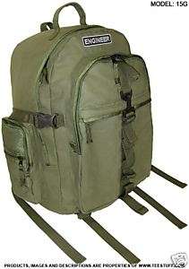 ENGINEER Backpack Bag Tool Civil Mechanic w/Patch 15G  
