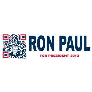 Ron Paul QR Code Sticker 10 Stack.