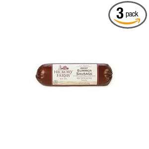 Hickory Farms Beef Summer Sausage 10oz (Pack of 3)  