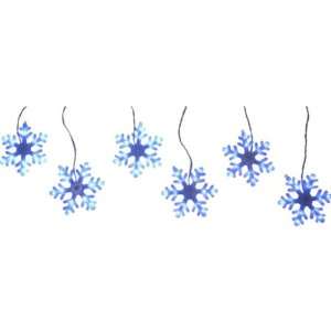  6 X 8in Frosty LED Snowflake Curtain Lights Everything 