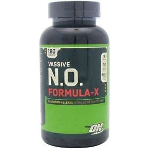  Optimum Nutrition Vassive N.O. Formula X, 180 Tablets 