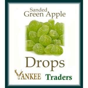 Claeys Green Apple Sanded Candy Drops ~ 2 Lbs ~ Old Fashioned Flavor 