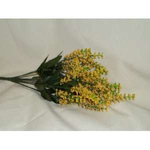  Yellow Silk Filler ,6 bushes 12 stems per bush ,Wedding 