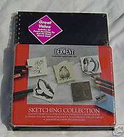 Derwent Sketching Collection Drawing Pencil Kit w/ Book  