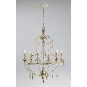 Design 04160 Persian White Traditional / Classic 6 Light Up Lighting 