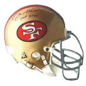 Joe Montana San Francisco 49ers Hall of Fame 2000 Autographed Mini 