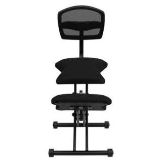Ergonomic fabric kneeling posture chair knee rest seat  