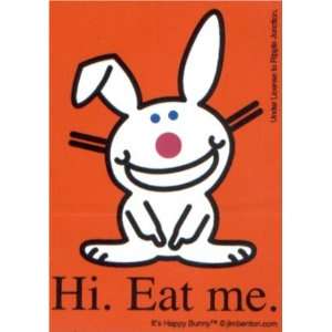  Happy Bunny Hi Eat Me Sticker Toys & Games