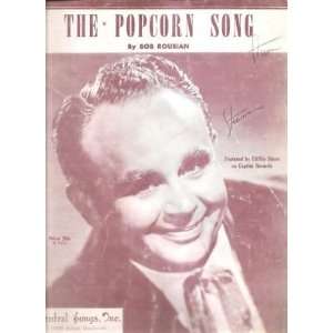  Sheet Music The Pop Corn Song Cliffie Stone 199 