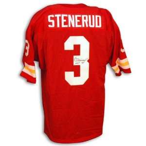  Jan Stenerud Autographed Red Jersey