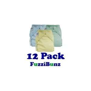  FuzziBunz® Perfect Size Cloth Diapers Size Medium 12 Pack 