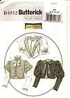 BUTTERICK 4954 Edwardian Steampunk Womens Jacket & Skirt Costume 