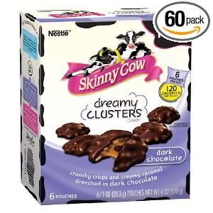 Nestle Skinny Cow Dark Chocolate Creamy Cluster Box, 6 Count (Pack of 