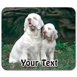 Clumber Spaniel Personalized Mouse Pad