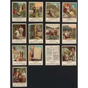 Old Testament Biblical,picture lesson,Moses,life,c1900  