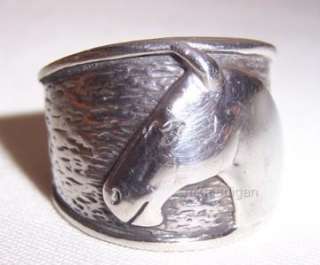 Silpada Sterling Silver Horse Ring Size 7 R1460 ~ Rare