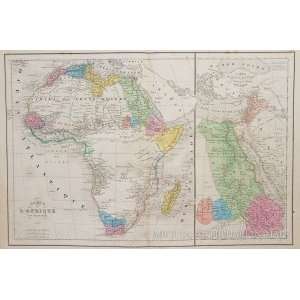  Delamarche Map of Africa (1858)