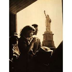  1948 Statue of Liberty New York City Photogravure NYC 
