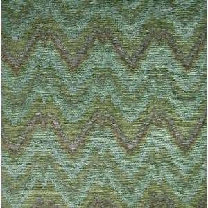  58 Wide Soft Chenille Abstract Jade Fabric By The Yard 