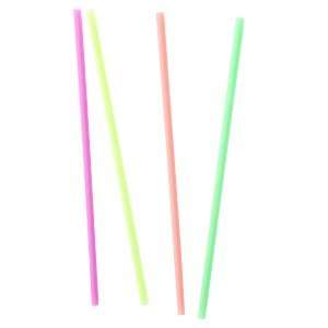   1000 5 1/4 Neon Beverage Stirrer / Sip Straw