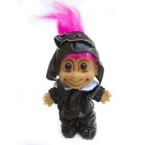  My Lucky Aviator Bomber Jacket 6 Troll Doll (Dark Pink 