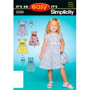  Simplicity Sewing Pattern 2688 Its So Easy Child Dresses 