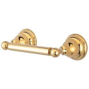  Brass Royale Double Post Toilet Paper Holder from the Royale Collec
