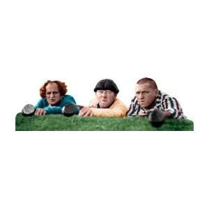  The Three Stooges Golf B 48 X 14.5 Peel and Stick Wall 
