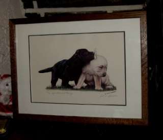 JACK R SCHROEDER PRINT PUPPIES LIMITED ED. SIGNED AND #  