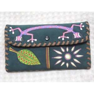  Handmade Suede Wallet From Ecuador 
