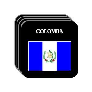 Guatemala   COLOMBA Set of 4 Mini Mousepad Coasters 
