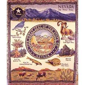  Neveda The Silver State Throw Blanket