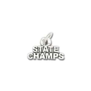  Sterling Silver State Champs Charm Arts, Crafts & Sewing