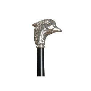  Luxury Cane with Silver Handle. Pheasant