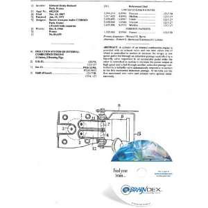   CD for INDUCTION SYSTEM OF INTERNAL COMBUSTION ENGINE 