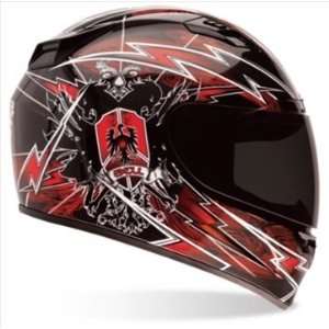  Bell Vortex Siege Red Motorcycle helmet Large L 