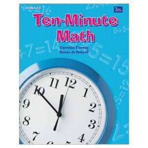  Ten Minute Math, Grades 3 5 [Paperback] Cornelia Tierney Books