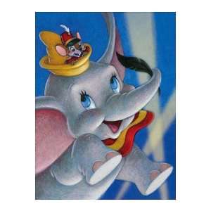  Dumbo and Timothy Mouse The Magic Feather Giclee Poster 