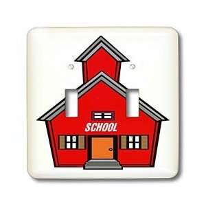  Florene Childrens Art II   Red Schoolhouse   Light Switch 