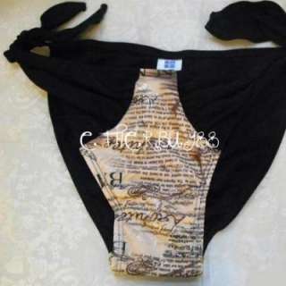 Sexy Suit Bikini Sheer Dress+Bra+Underwear Swimmer 36B  