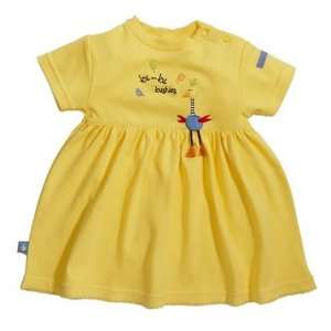  Ku Ku Bird Short Sleeved Dress   Yellow  12 Months Baby