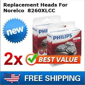 Replacement Heads for Norelco 8260XLCC Shaver 2 Pack  