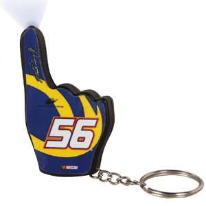  NASCAR Martin Truex Jr. Number 1 Fan Keychain Sports 
