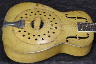Vintage 40 National Collegian Resonator Acoustic Guitar  Gorgeous 