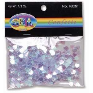  Irridescent Heart Confetti 1/2oz 14g Toys & Games