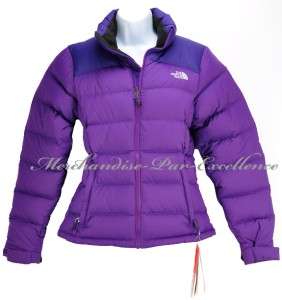 New NORTH FACE Womens Down Jacket Winter Coat NUPTSE 2 Gravity Purple 
